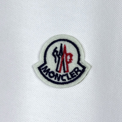 Moncler Classic Embroidered Long-Sleeve Polo Shirt