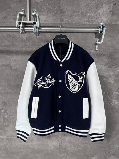 Louis Vuitton Seashell Embroidery Bomber Jacket – Nautical Collection – 24FW