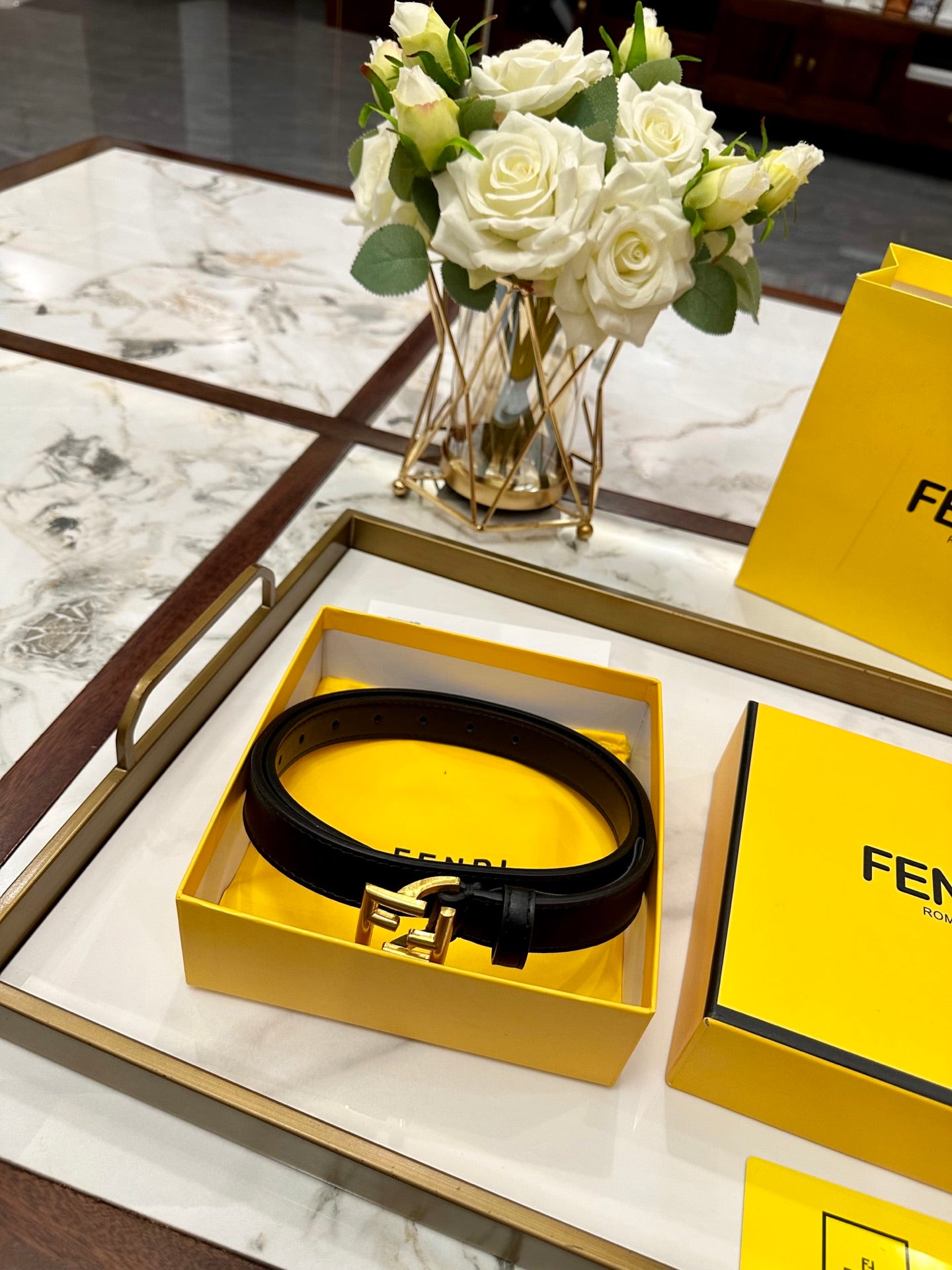 Fendi Classic Leather Belt – 2.5cm