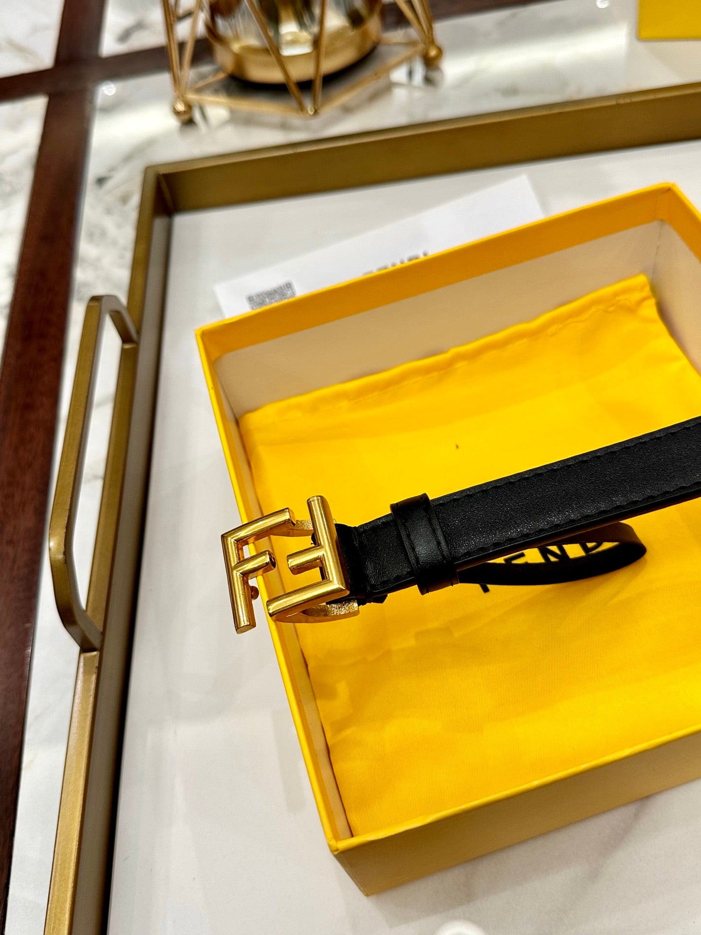 Fendi Classic Leather Belt – 2.5cm