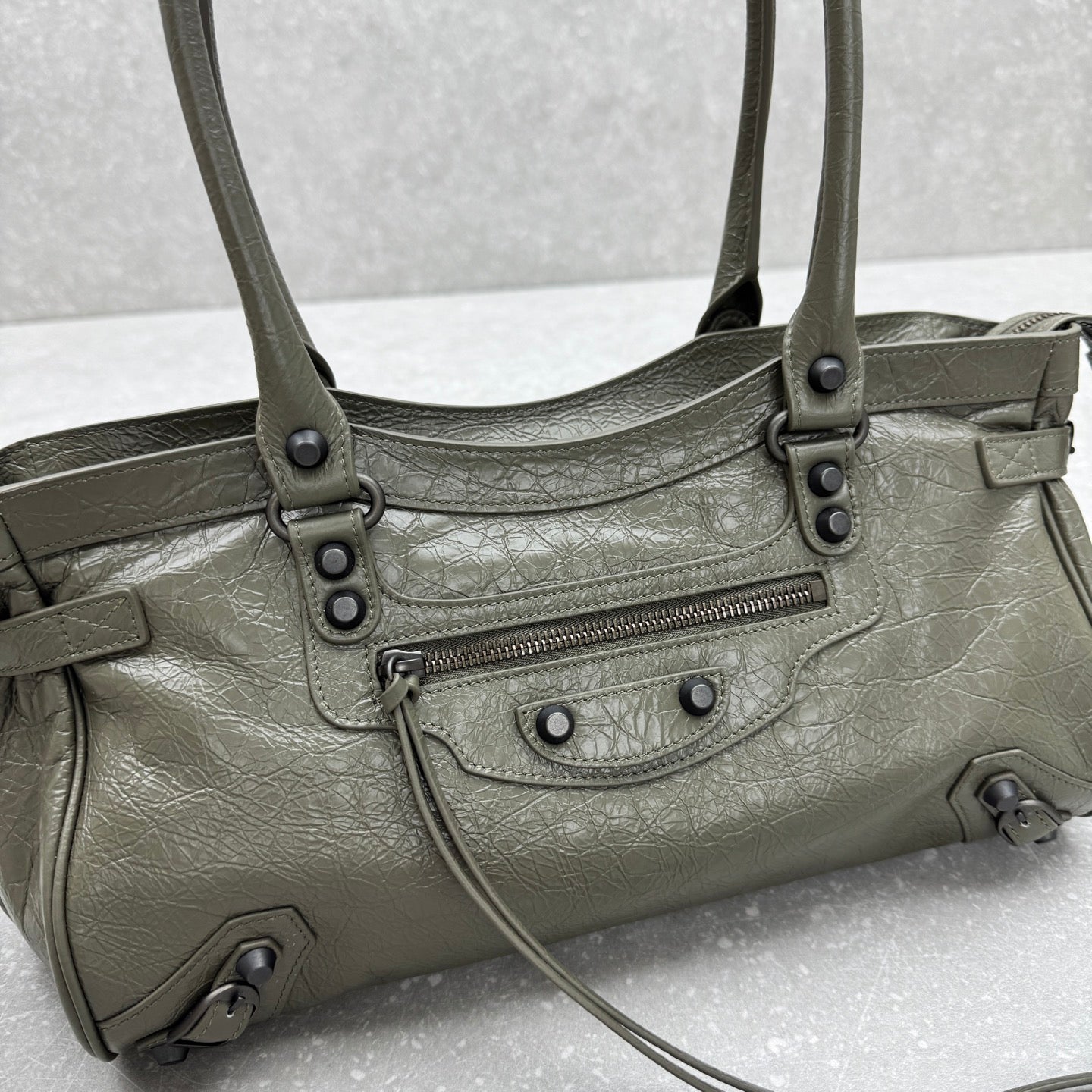 Balenciaga Le City Horizontal Motorcycle Bag