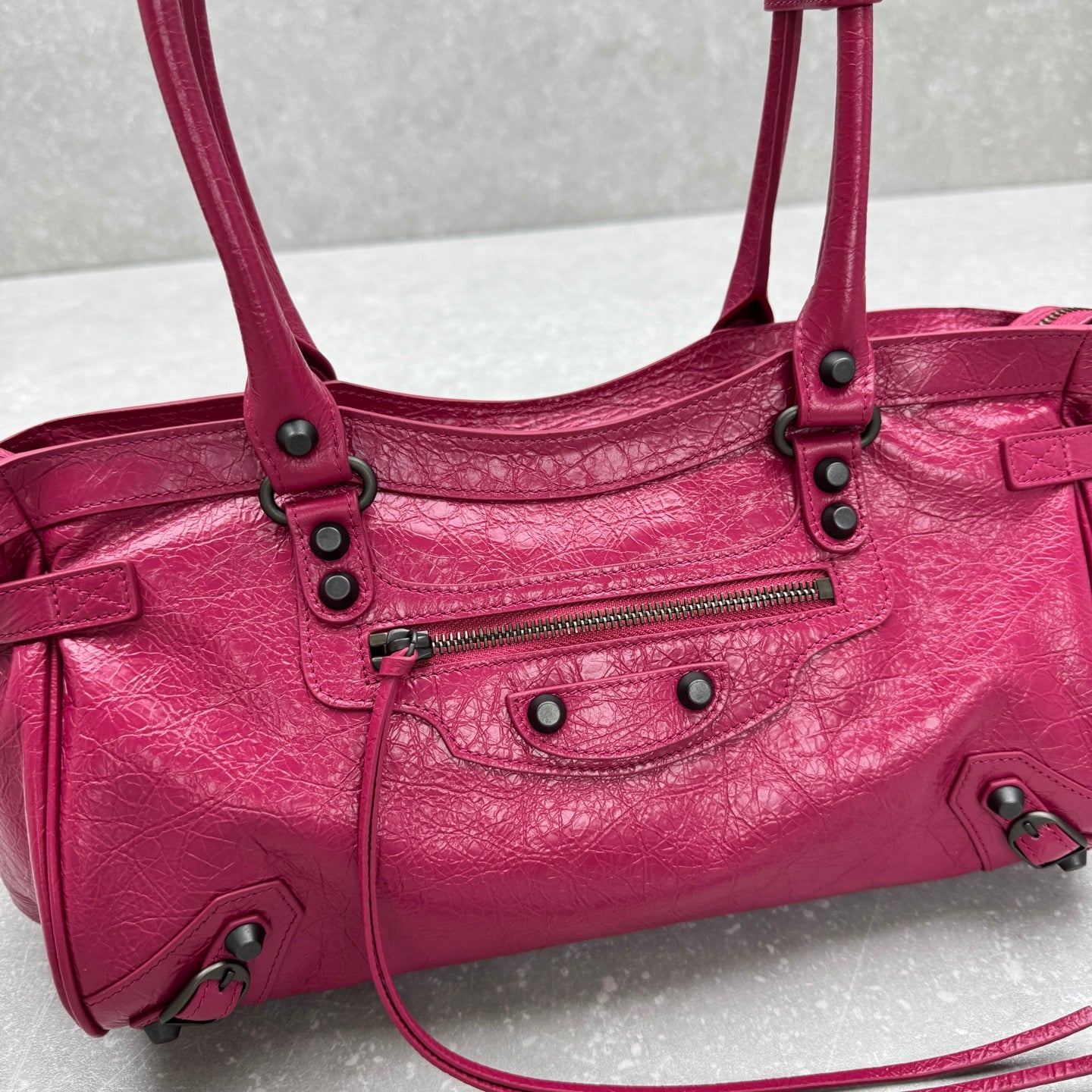 Balenciaga Le City Horizontal Motorcycle Bag