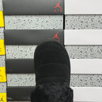 UGG Thick-Soled Low-Cut Fur Snow Boots