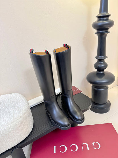 Gucci Runway Velvet Boots