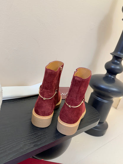 Gucci Runway Suede Boots