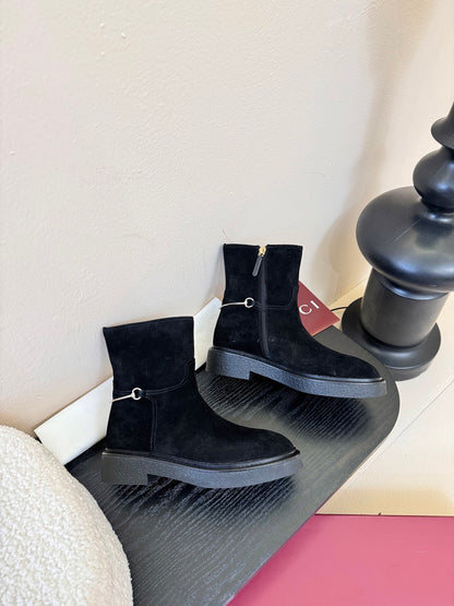 Gucci Runway Suede Boots