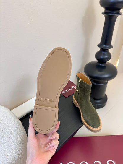 Gucci Runway Suede Boots