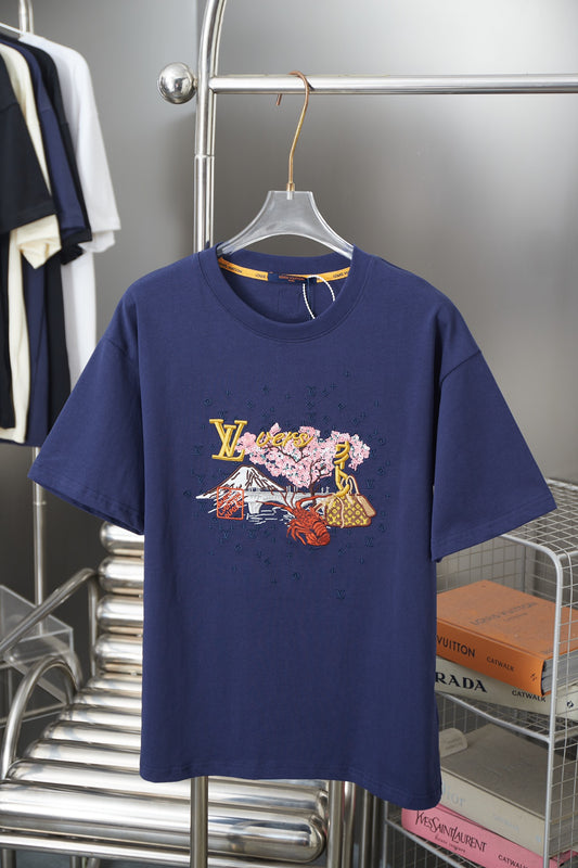 Louis Vuitton Landscape Embroidery T-Shirt – 26SS