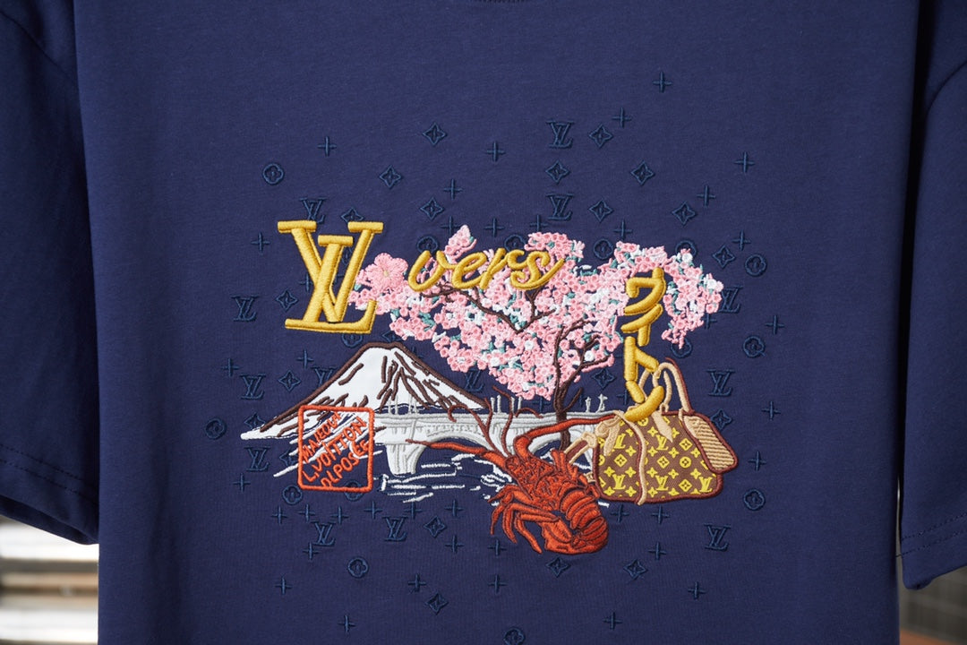 Louis Vuitton Landscape Embroidery T-Shirt – 26SS
