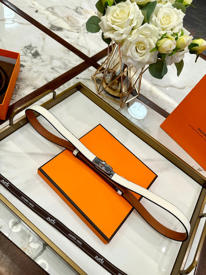 Hermès Slim Leather Belt – 2.0cm