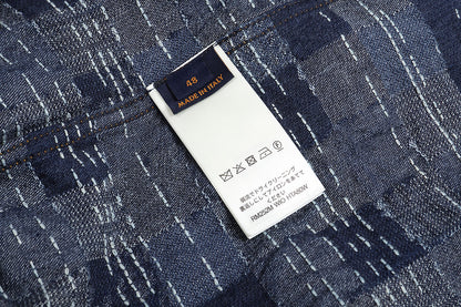 Louis Vuitton Workwear Denim Belted Jacket – 25SS