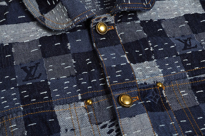 Louis Vuitton Workwear Denim Belted Jacket – 25SS