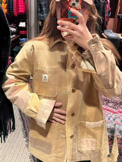 Ralph Lauren Barn Washed Distressed Jacket – 2025 Spring New
