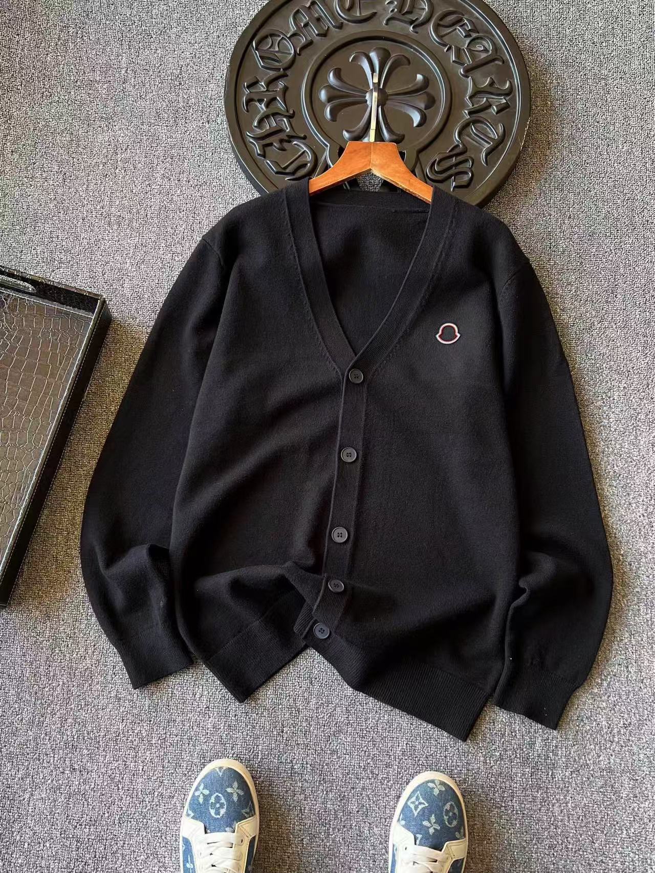 Moncler Merino Wool Knitted Cardigan