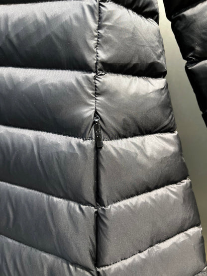Moncler Waist-Cinching Hooded Down Jacket – Autumn/Winter Collection