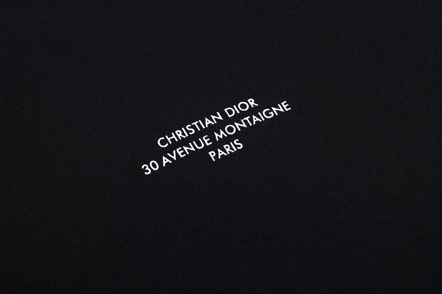 Dior Montaigne Slogan Print Crewneck Sweatshirt – 2025 Winter Collection