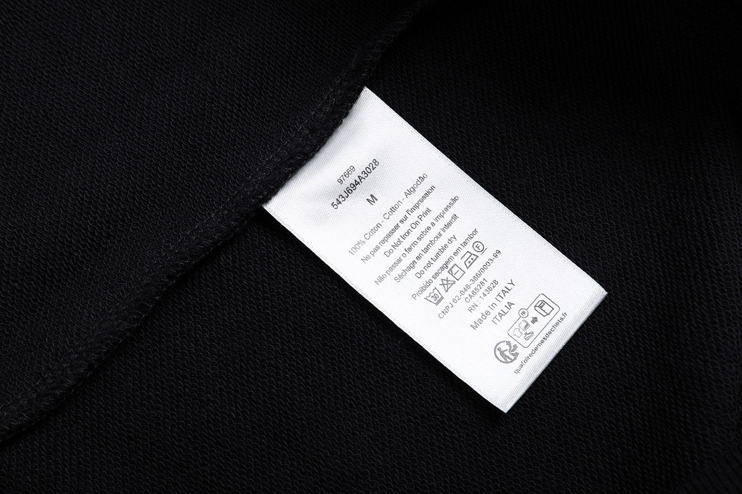 Dior Montaigne Slogan Print Crewneck Sweatshirt – 2025 Winter Collection