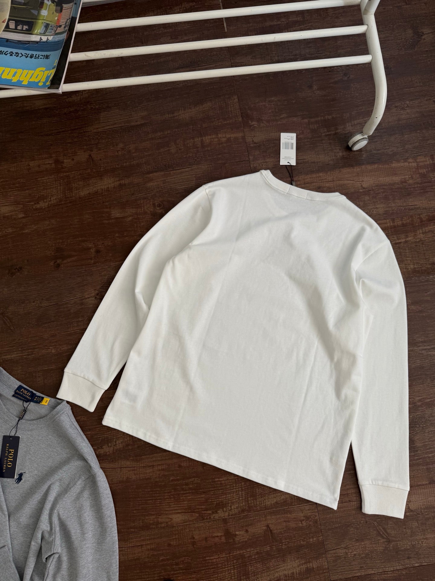 Ralph Lauren Classic Plain Knit Long-Sleeve Sweatshirt – 2025SS