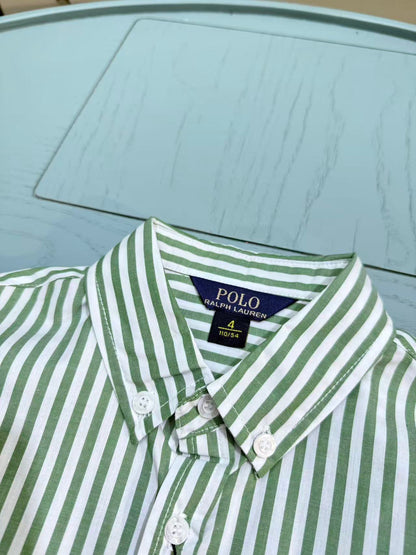 Ralph Lauren Classic Embroidered Logo Shirt – Kids Collection – 2025SS