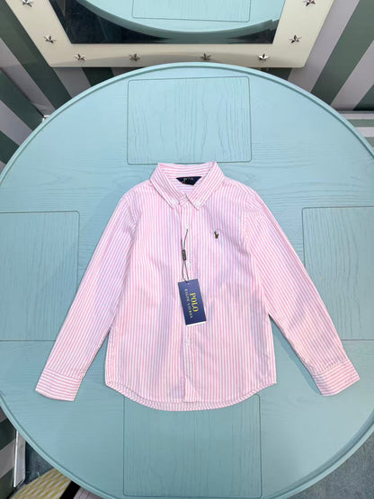 Ralph Lauren Polo Kids Embroidered Shirt – 2025SS – Kids Collection