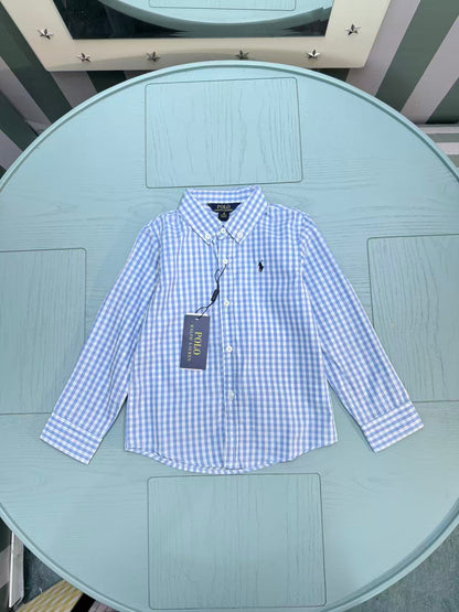 Ralph Lauren Polo Kids Embroidered Shirt – 2025SS – Kids Collection