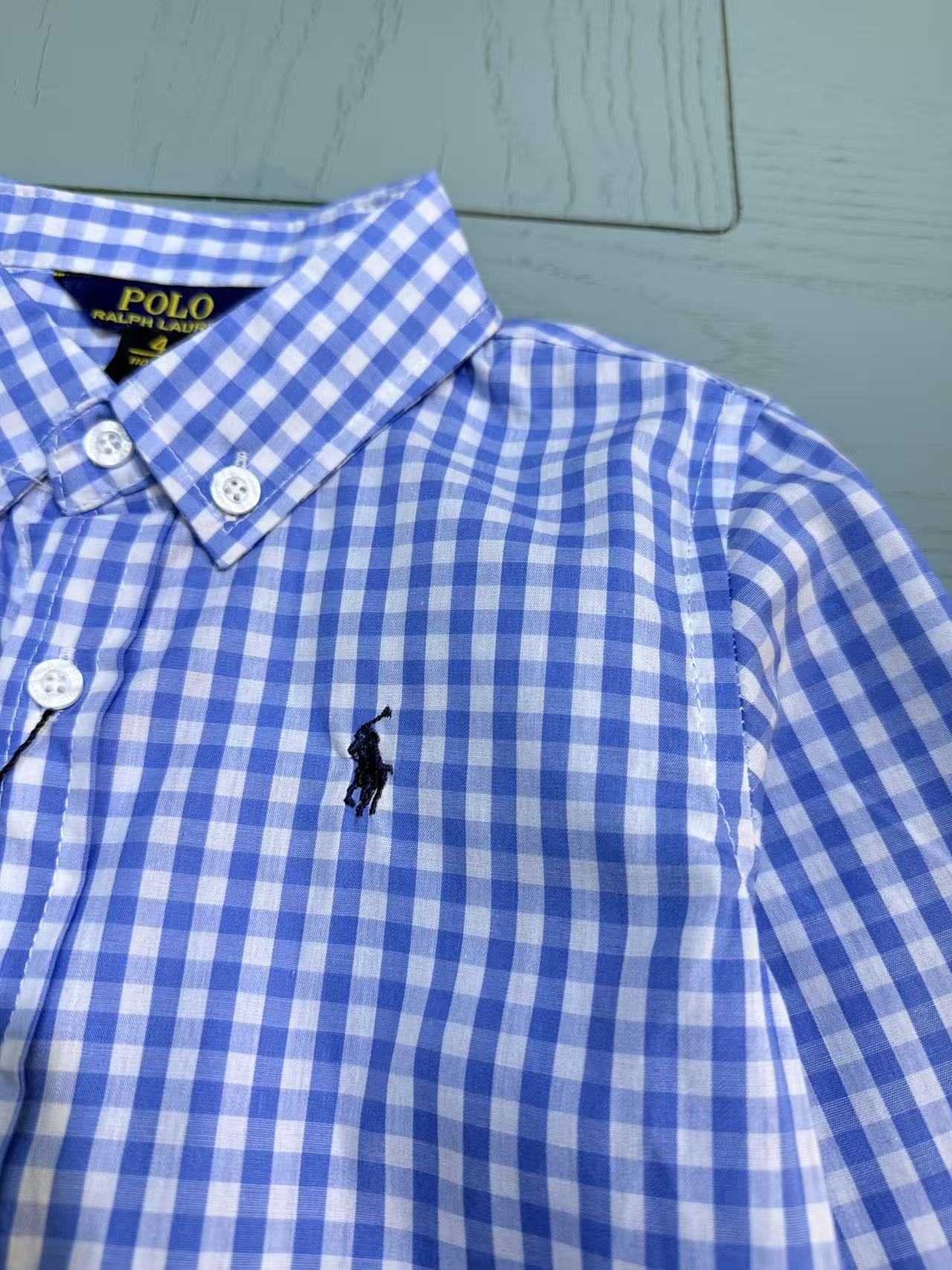Ralph Lauren Polo Kids Embroidered Shirt – 2025SS – Kids Collection