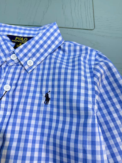 Ralph Lauren Polo Kids Embroidered Shirt – 2025SS – Kids Collection