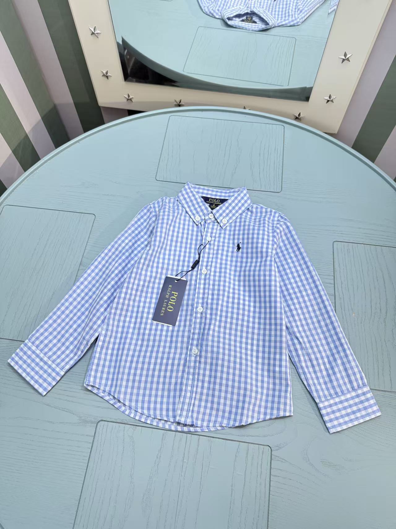 Ralph Lauren Polo Kids Embroidered Shirt – 2025SS – Kids Collection