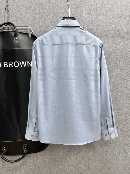 Burberry Men's Casual Long Sleeve Shirt – Autumn/Winter Collection