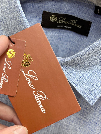 Loro Piana Men's Casual Long Sleeve Shirt – Autumn/Winter Collection