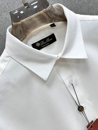 Loro Piana Men's Casual Long Sleeve Shirt – Autumn/Winter Collection