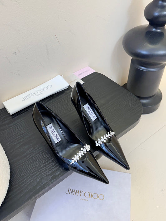 Jimmy Choo Patent Leather Pumps – 2025FW