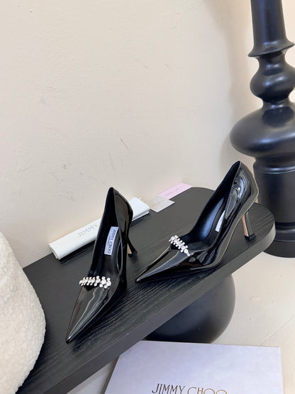 Jimmy Choo Patent Leather Pumps – 2025FW