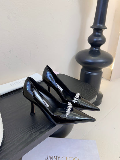 Jimmy Choo Patent Leather Pumps – 2025FW