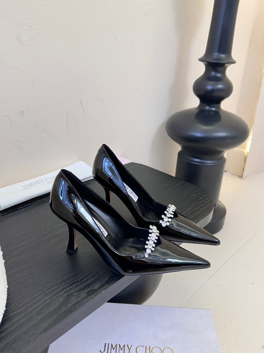 Jimmy Choo Patent Leather Pumps – 2025FW