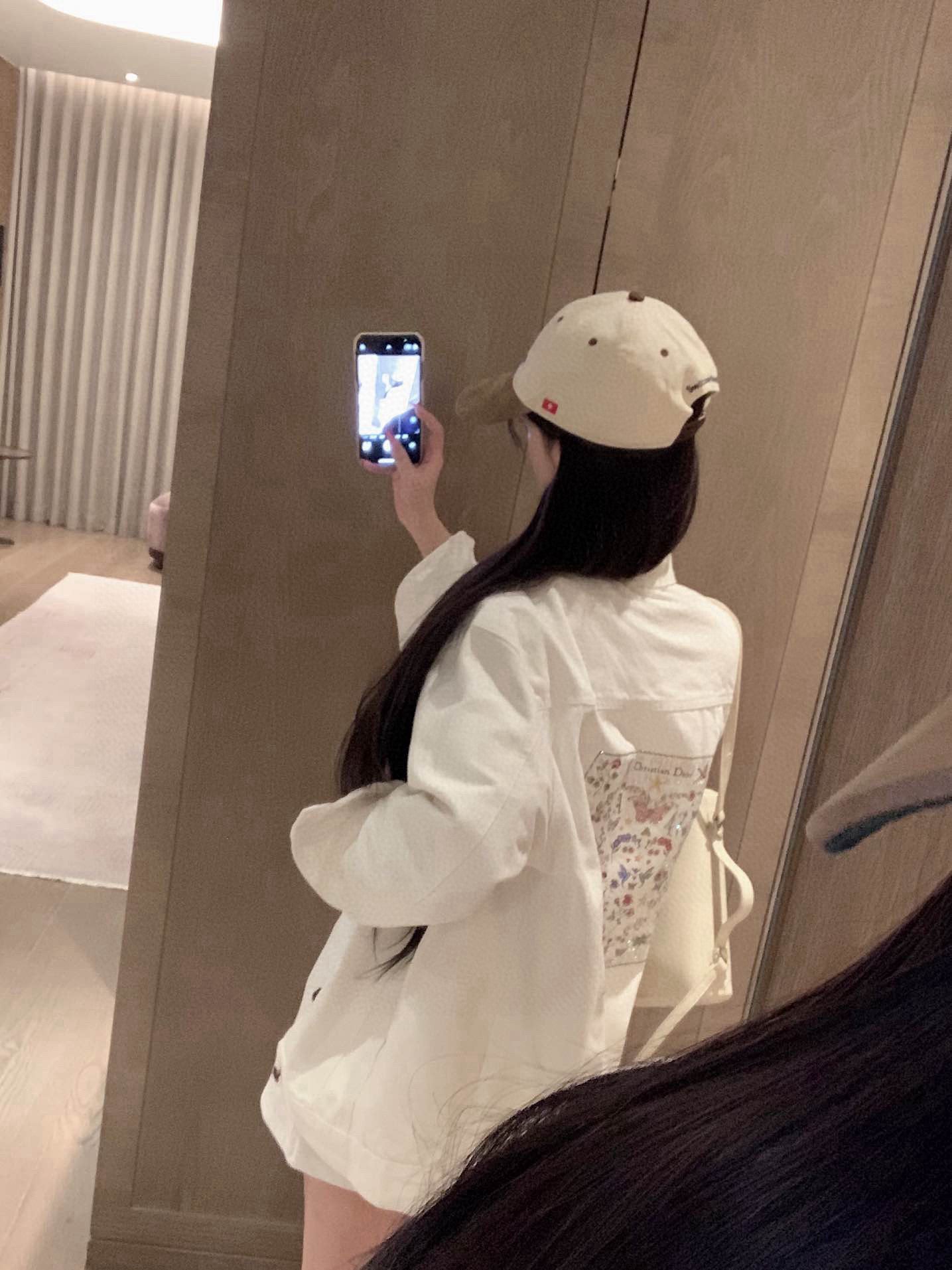 Dior CD Bee Floral Butterfly Denim Jacket