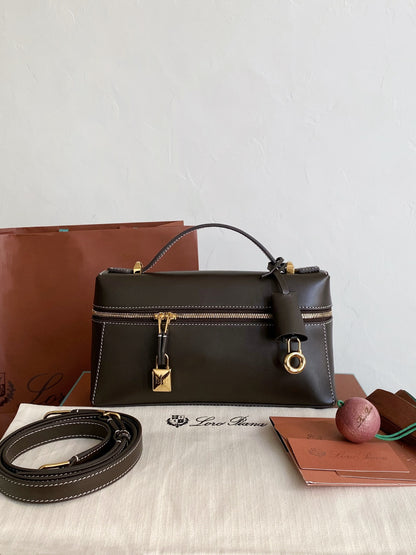 Loro Piana L23 Flat Grain Shoulder Bag
