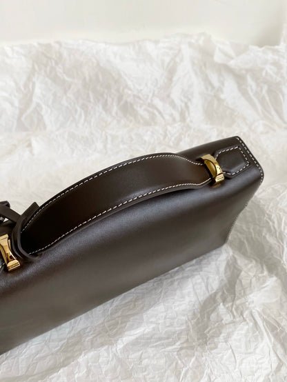 Loro Piana L23 Flat Grain Shoulder Bag
