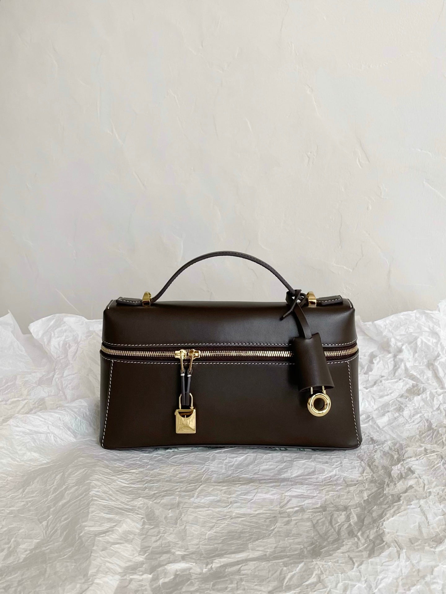 Loro Piana L23 Flat Grain Shoulder Bag