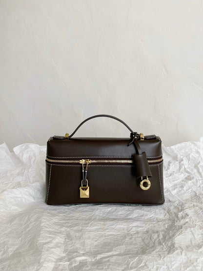 Loro Piana L23 Flat Grain Shoulder Bag