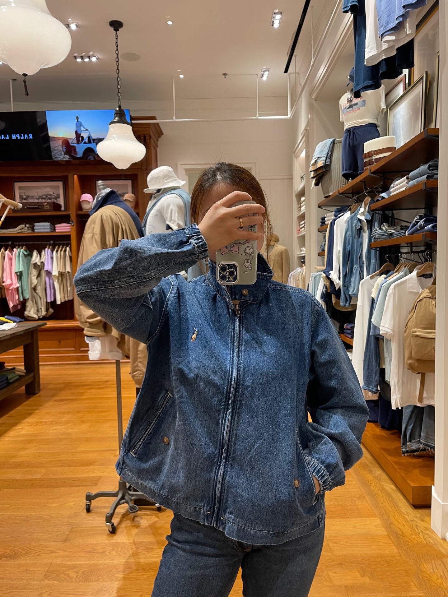Ralph Lauren Washed Denim Jacket – 2025 Fall Collection