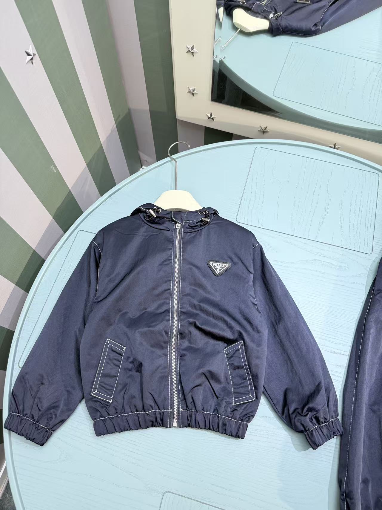 Prada Kids Logo Windbreaker Tracksuit – 2025SS/FW – Kids Collection