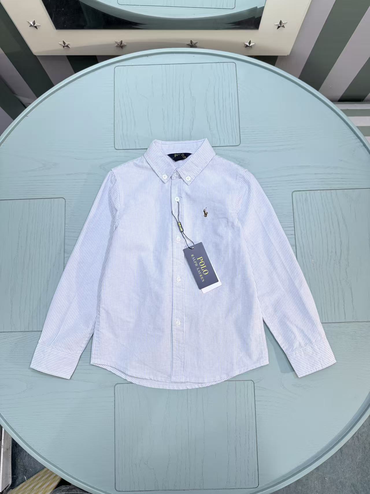 Ralph Lauren Polo Kids Embroidered Shirt – 2025SS – Kids Collection