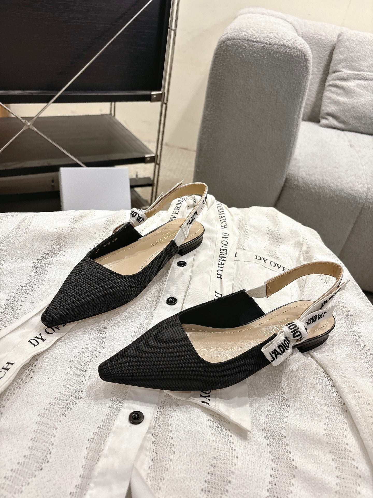 Dior J'Adior Embroidered Kitten Heel Sandals