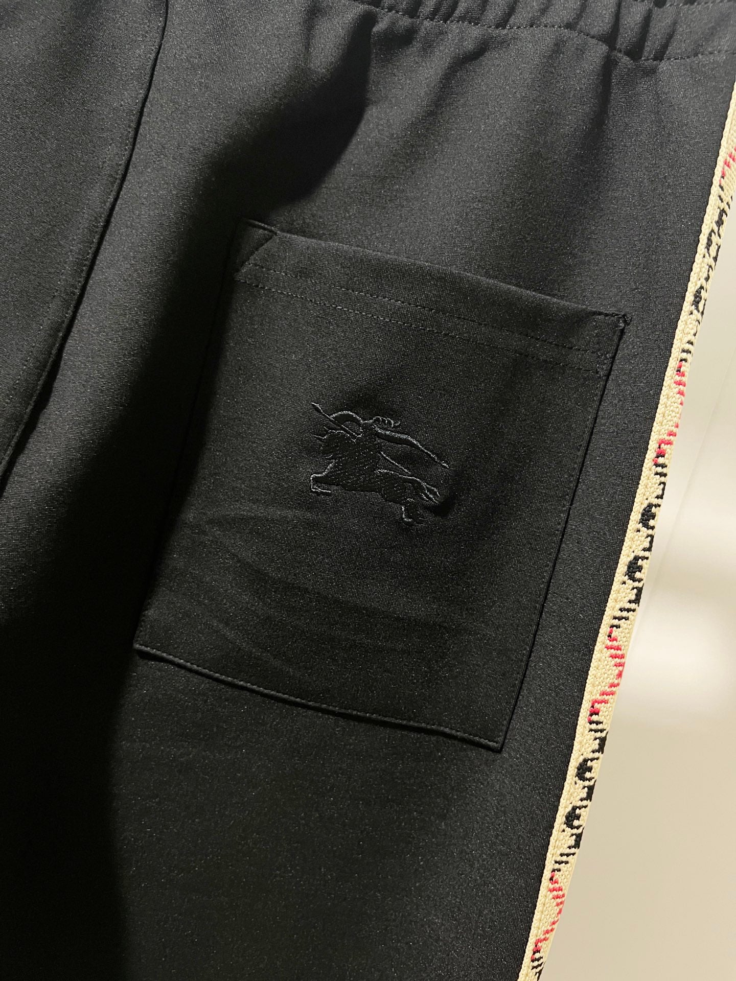 Burberry Equestrian Logo Custom Fabric Sweatpants