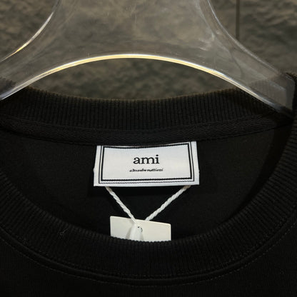AMI Paris Heart Logo Embroidered Crewneck Sweatshirt – 25SS