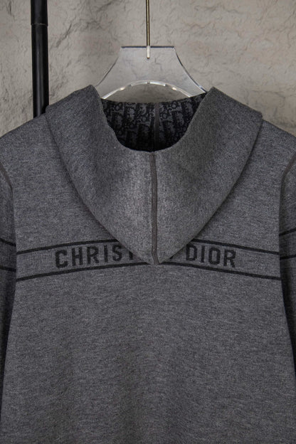 Dior Monogram Jacquard Zipper Cardigan – 24SS
