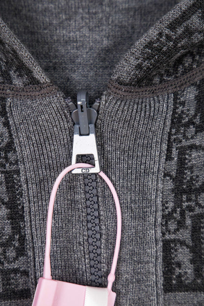 Dior Monogram Jacquard Zipper Cardigan – 24SS