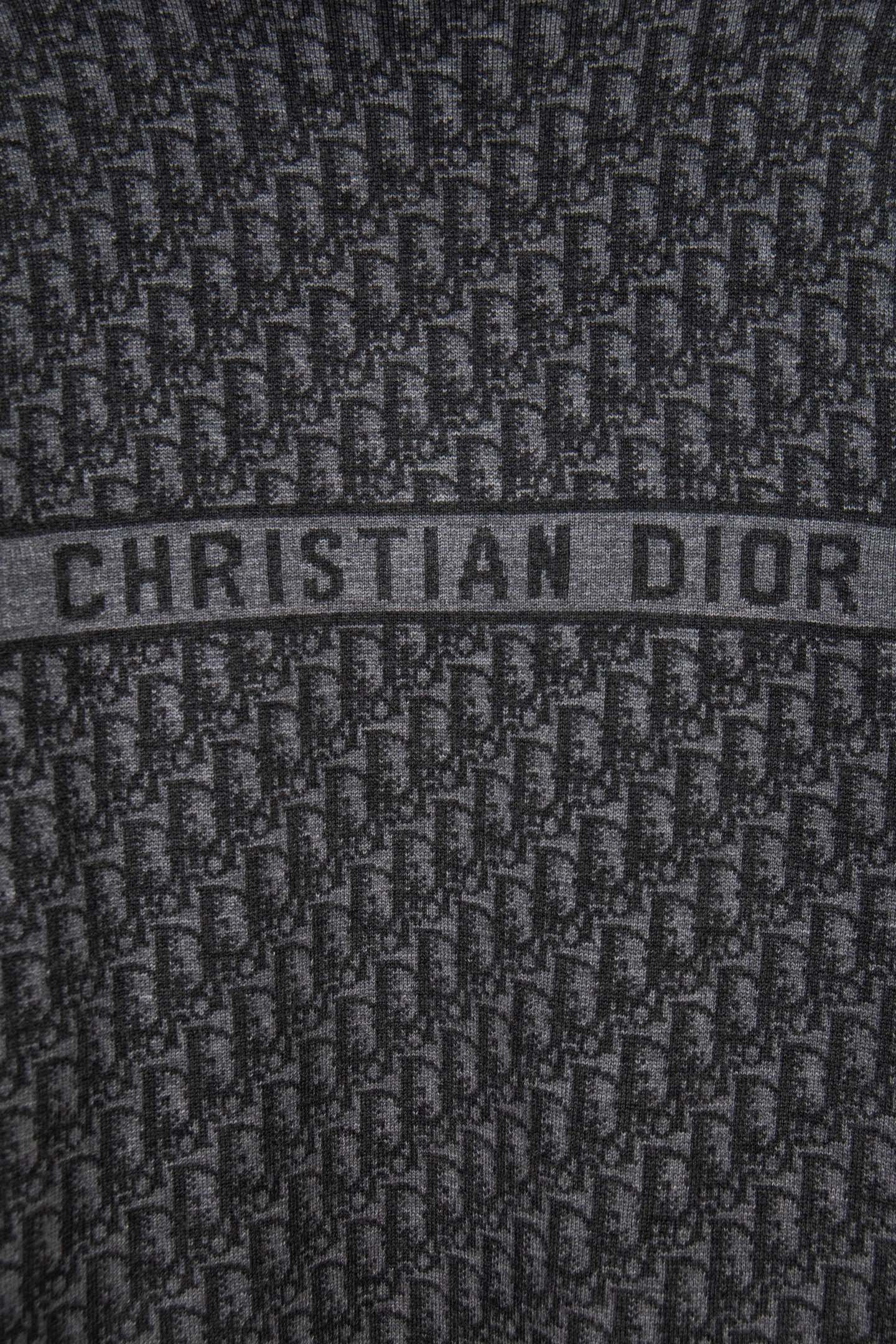 Dior Monogram Jacquard Zipper Cardigan – 24SS
