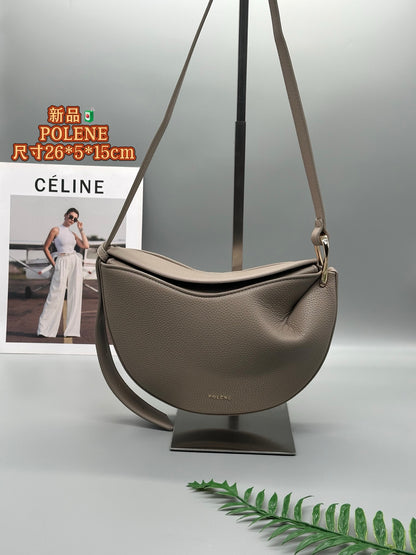 Polène Crescent Shoulder Bag – New Collection